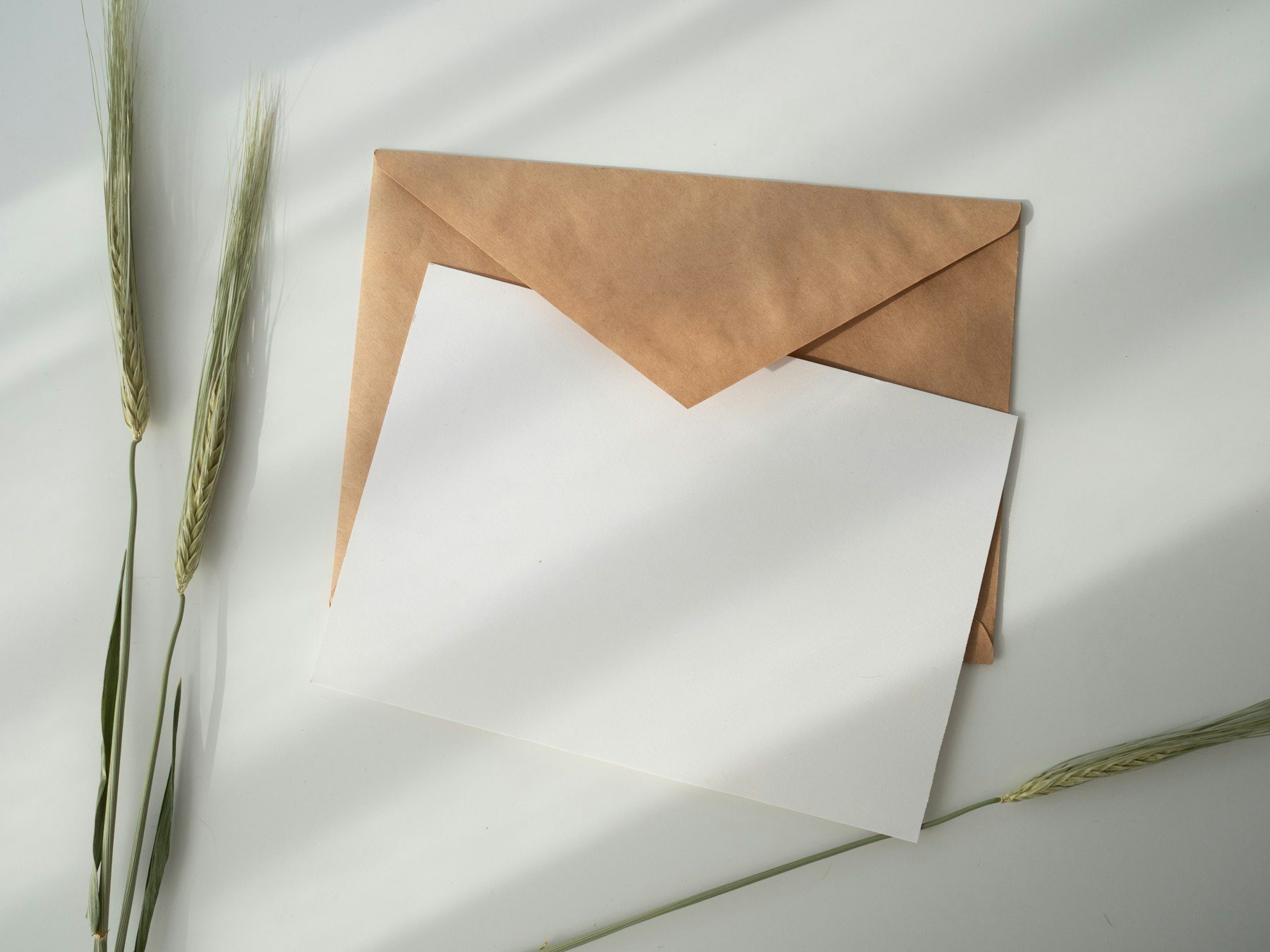 An envelope and a letter